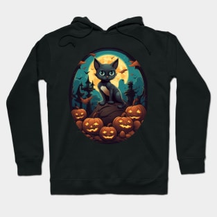 Siamese Cat Halloween, Cat Lover Hoodie